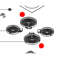 TISIRA Oven Or Cooktop Element Large 1700 Watt 200MM Outer Frame, 180MM Inner Frame TFCM629WE TFCM629XE