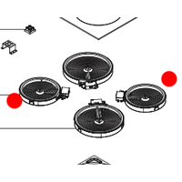 Tisira Oven Or Cooktop Element Small 1200 Watt 160MM Outer Frame, 140MM Inner Frame TFCM629WE TFCM629XE