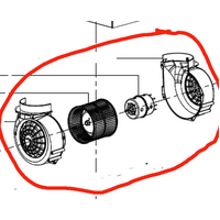 Arist Rangehood Motor Assy ACT90AX-L