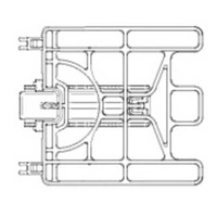 Ariston Indesit Dishwasher Short Flap Upper Basket LBF5B