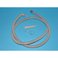 Asko Dishwasher Drain Hose Kit – Includes Hose, Clamp, Cuff, and Siphon Discharge
