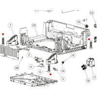 Fisher & Paykel Dishwasher Foot Front or Rear DW60FC1X2 DW60U412 DW60FX1X2