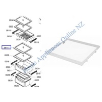 Bosch Glass Top Or 3RD Shelf From Top KAN56V10AU