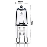 Bosch Neff Simense Miele Oven Microwave Rangehood Lamp Light Bulb Halogen 25W, G9, 230 - 240V 300C
