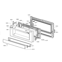 Bosch Oven Outer Glass – Fits Model HSB738356A/01 (ID Diagram Reference 0403)