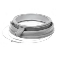 Bosch Washing Machine Door Seal Gasket Suds Resistant, With Ligthing Nozzle Silver Grey WAW28441AU/