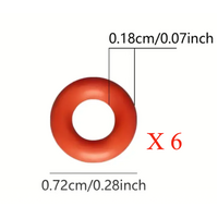 Breville Espresso Machine Elbow Connector O ring (PACK OF 6) for Hose Connector SP0001565 SP0025526