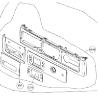 Classique Washing Machine Only Control Panel With No Pcb CL70FLW F2O3LCD M12