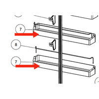 Elba Fisher Paykel New Version Fridge Door Bottle Shelf