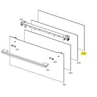 Electrolux AEG Door Inner Glass BPK556320M 94418806902
