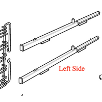 Electrolux Westinghouse Chef Oven Rack Side Rail Left Hand Side Main Oven