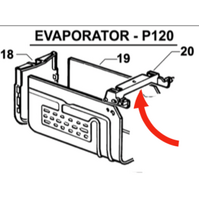 Fishe Paykel and Elba Fridge Ice Box Door Hinge P120