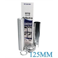 Fisher Paykel and Other Brand Dryer Ventilation Kit Rangehood Roof Vent Kit -Semi- Rigid Ducting -125MM Outlet PD-RHK125T