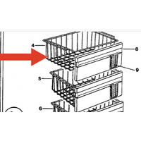 Fisher & Paykel Basket Freezer Top Basket Without Front Cover N308 N388