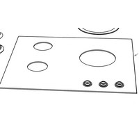 Fisher Paykel Cooktop Ceramic Only Glass Top CG603DNGGB4