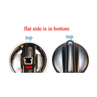 Fisher Paykel Cooktop Knob Satin Chrome CG602W, CG602WF, Pack of 1 **815