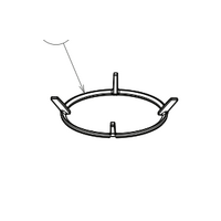 Fisher & Paykel Cooktop WOK Burner Stand Support CG905DX1 81444 80964