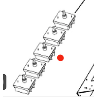 Fisher Paykel Cooktop Switch Large Dual Element Only for CE901, 87815, 87774