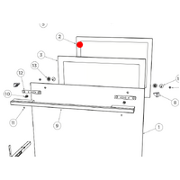 Fisher & Paykel Wall Oven Glass Door Inner P OB60C OB60SD9PX2