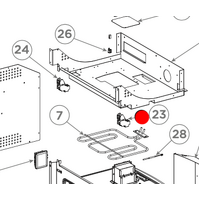 Fisher & Paykel Microwave Microswitch (Right) µF45 Single Switch