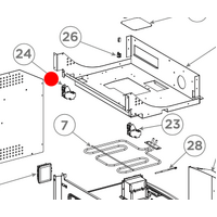 Fisher & Paykel Microwave oven Microswitch UF45 Left Side OM60NDB1