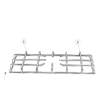 Fisher & Paykel Cooktop Set of 2 Trivet left and right Gos including foot CG905DX1 81444 80964