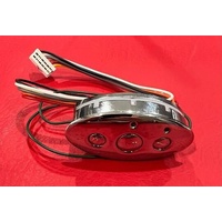 Fisher Paykel Dishdraw Oprating Switch Oval Chrome DD603 DS603 Badge