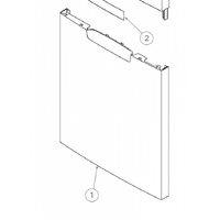 Fisher & Paykel Dishwasher Door Panel Stainless Steel