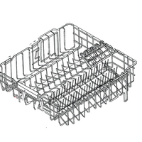 Fisher Paykel Dishwasher Upper Basket DW60FC2W1 81634