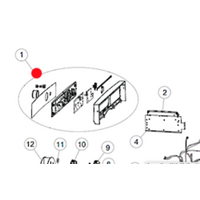 Fisher Paykel Dryer Display Moudle 92270-A DE7060P1