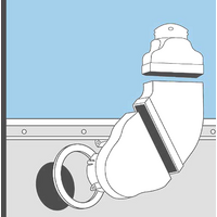 Fisher & Paykel Dryer Ventilation Kit Short DVKFPS