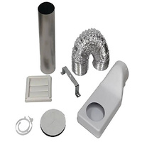 Fisher & Paykel Electrolux Simpson Westinghouse Universal Dryer Ventilation Kit (Through-Wall Kit) DK4W