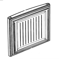 Fisher & Paykel Freezer Door Fc G 790MM X 613MM C Sx B Lh - 312262P