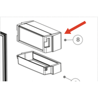Fisher Paykel Fridge Door Dairy Cover RF605Q