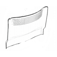 Fisher Paykel Fridge Evaprator Fan Cover E373, E450, C450, *721P