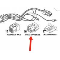 Fisher & Paykel Fridge Thermostat Cap Female 51139-0600 Mlx