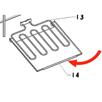 Fisher Paykel Oven Bake Lower Element Tray BI600, BI450, BI601 & BI451 RA6102, Saffron, Pepper, Oregano, Shacklock, Sage, Paprik