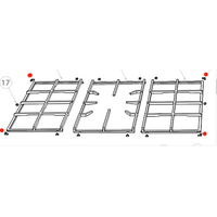 Fisher Paykel Oven Cooktop Rubber Foot Trivet Corner CG604DWFCX1 CG604CWCX1, Pack of 4