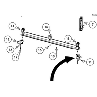 Fisher & Paykel Oven Door Cap Lower Right Hand Side OR90SCI4B1
