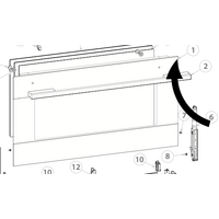Fisher Paykel Oven Door Glass Outer External OR90SDBSIPX1, 80869