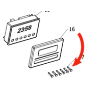 Fisher Paykel Oven Knob Timer Clock BI451QASP, Pack of 6 Silver