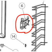 Fisher Paykel Oven Slide for Oven Rack Left Side, ***62627