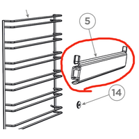 Fisher Paykel Oven Slide for Oven Rack Right Side **2628