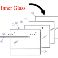 Fisher Paykel Single Or Double Oven Inner Door Glass OB90S9MEPX2 80824-B, *885P