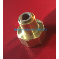 Fridge Water and Ice Maker Inlet Hose Adaptor Tap 1/4 Inch 1/2 BSP Brass