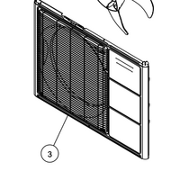 Fujitsu Air Conditioner Out Door Front Panel