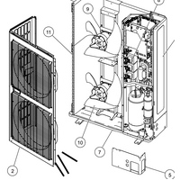 Fujitsu Front Panel Sub Assy Location 2 On Diagram AOTG54LATT