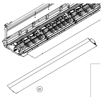 Fujitsu Louver Vane Assembly ASTG18kmtc