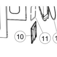 Haier Dryer Rear Housing Duct HVD70E1 DE5060M2