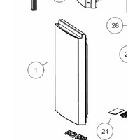 Haier Freezer Door Frz Black HRF520FHC
